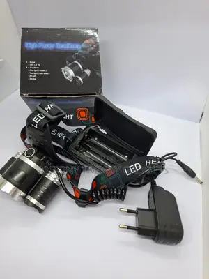 High Power Led Headlamp – 3 Bulb Zoom Light 4000mah