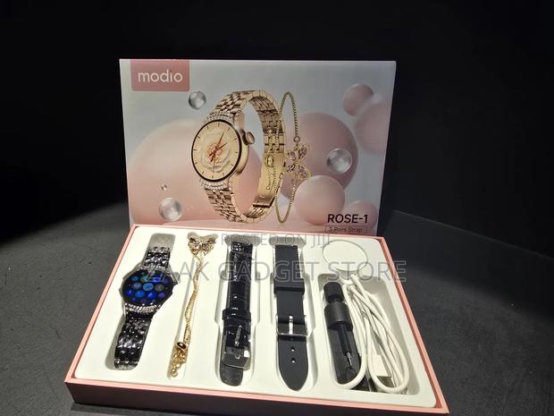 Modio Smartwatch Rose-1 With 3 Strap - thumbnail 5