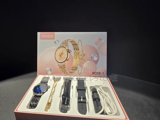 Modio Smartwatch Rose-1 With 3 Strap - thumbnail 6