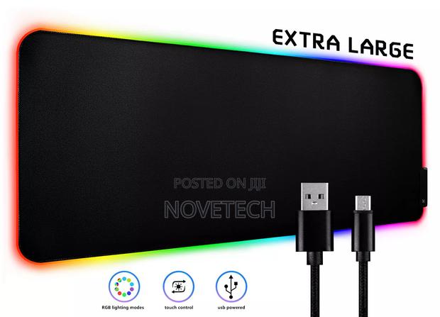 RGB Gaming Mouse Pad Large Led Mousepad 11 Lighting