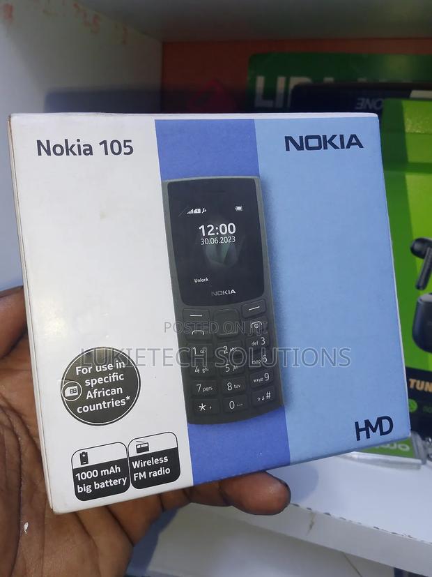 New Nokia 105 Black - main view