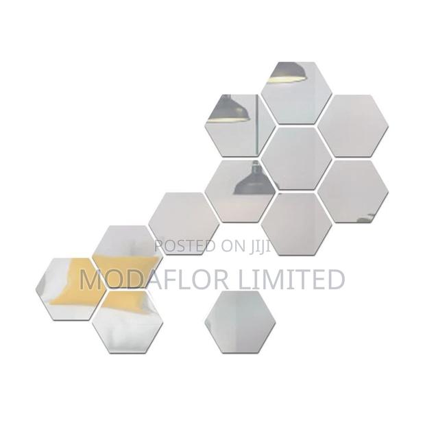 Hexagon Acrylic Mirrors – Small Tiles, Big Effect - main view