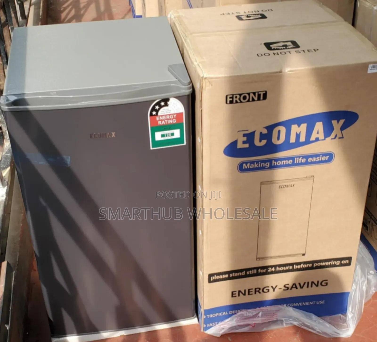 Ecomax 90 Litres Dark Silver Single Door Refrigerator