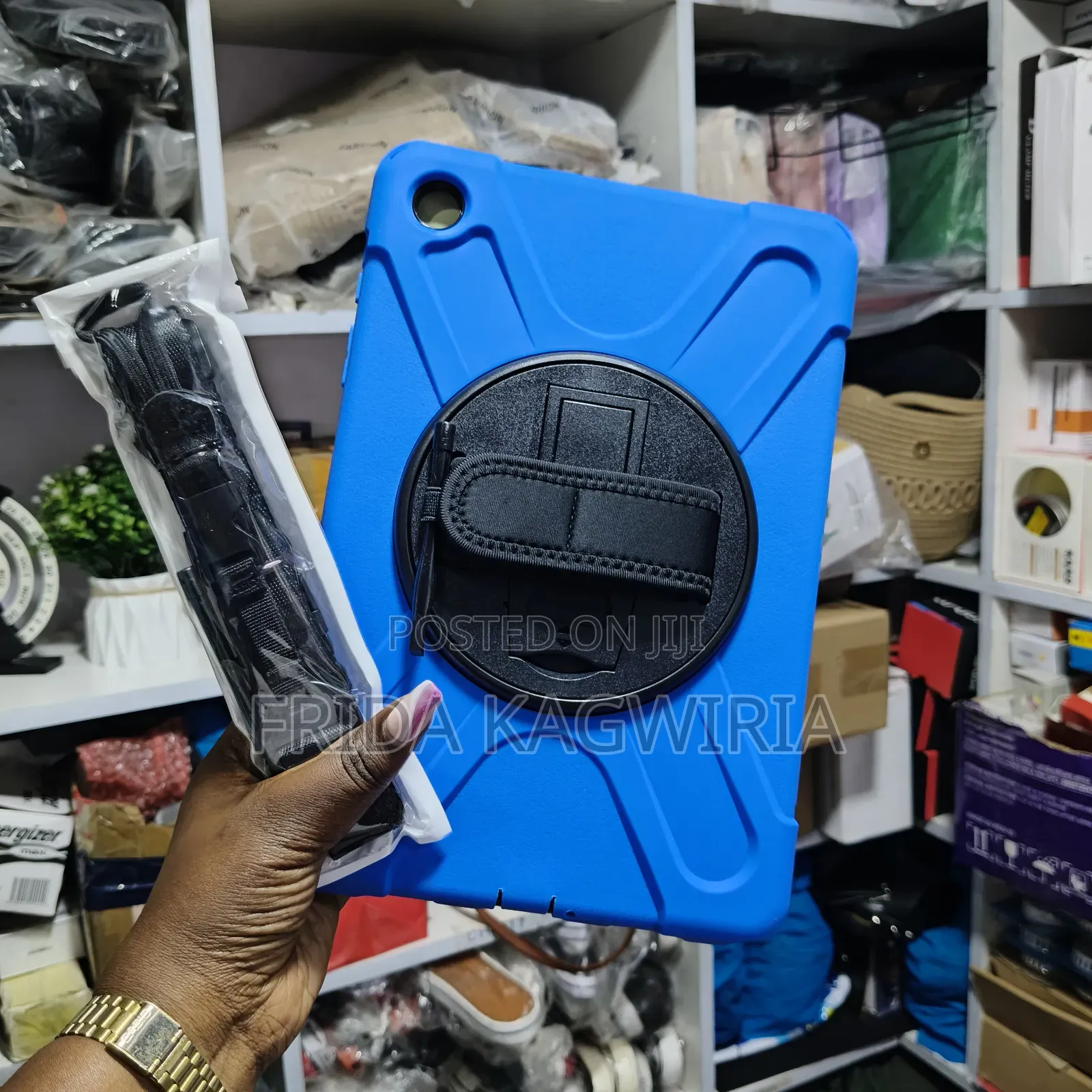 Samsung Galaxy Tab A9 Plus Blue Rugged Back Cover