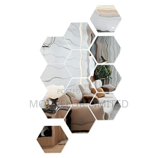 Hexagon Acrylic Mirrors – Turn Walls Into Features - main view