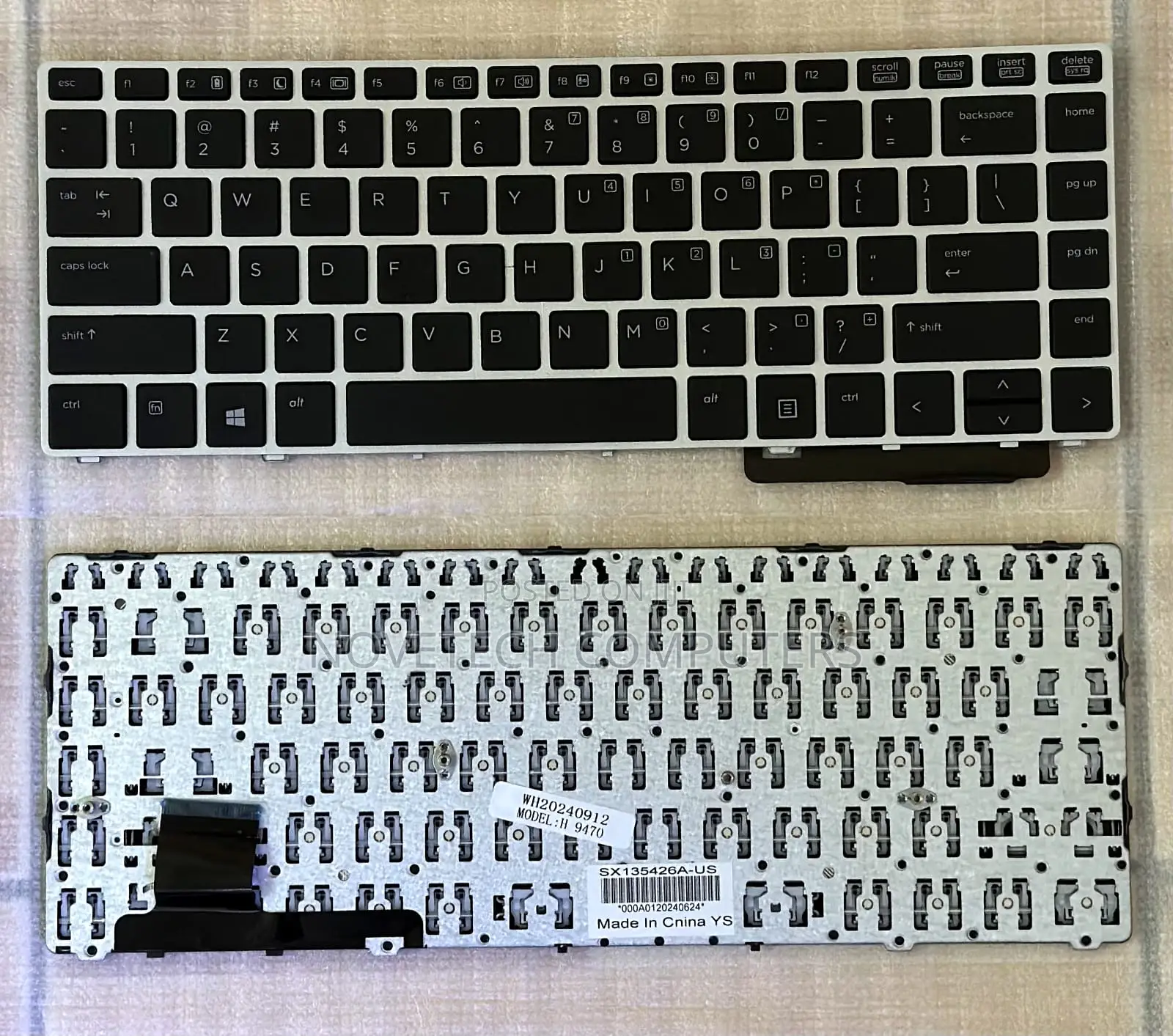 Hp Elitebook Folio 9470m Non Backlit Laptop Keyboard