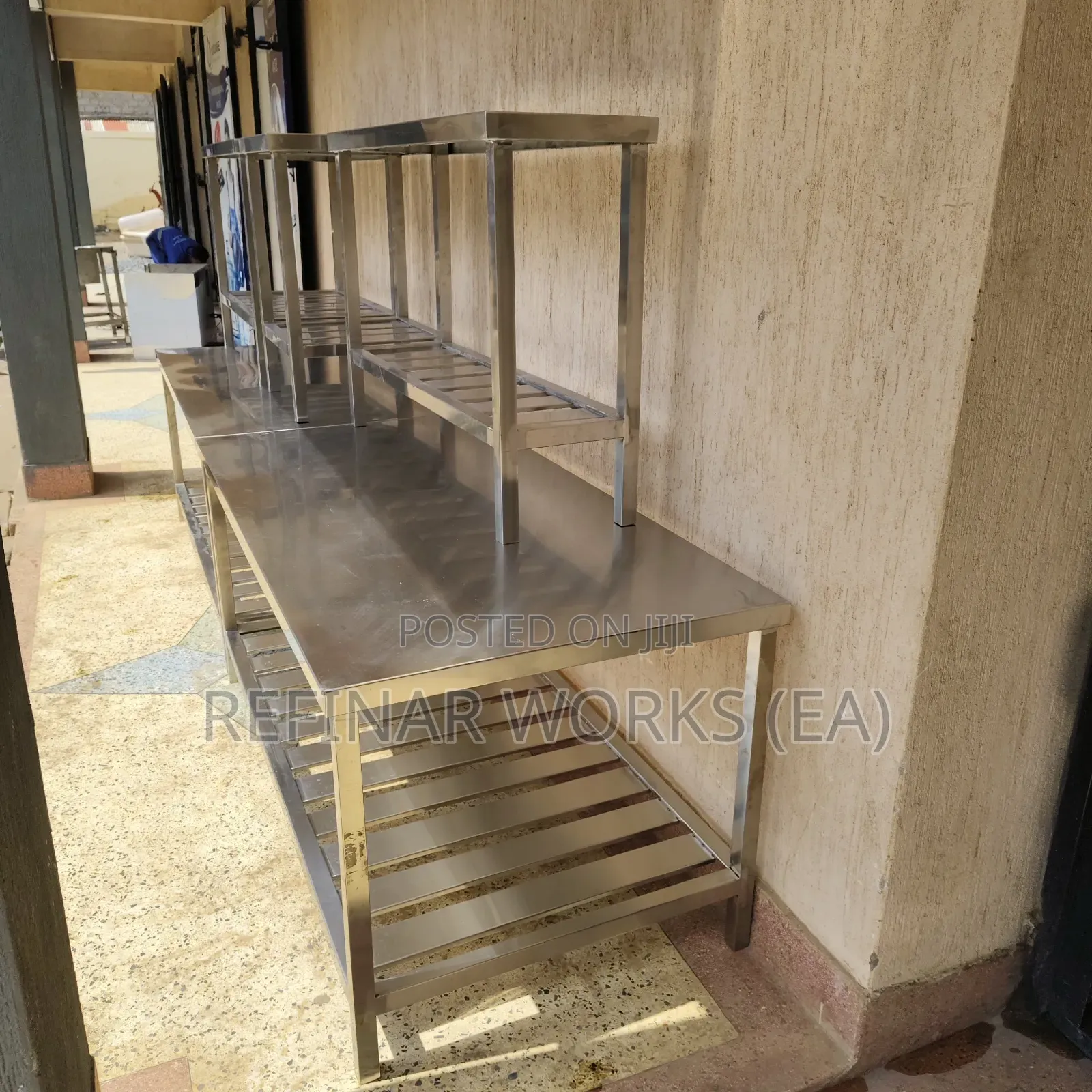 Stainless Steel Food Industry Worktops Utilities
