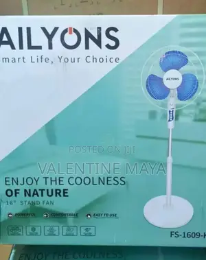 Standing Fan, Ailyons, 16 Inches (Fs-1609-K)