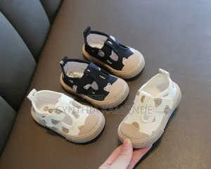Shades: Cream , Black Kids Shoes