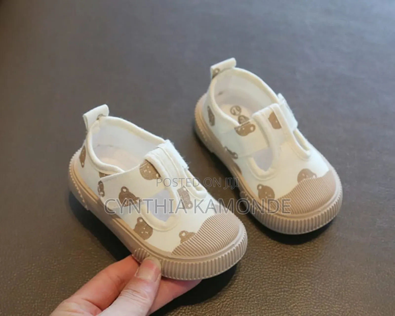 Shades: Cream , Black Kids Shoes