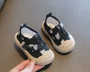 Shades: Cream , Black Kids Shoes