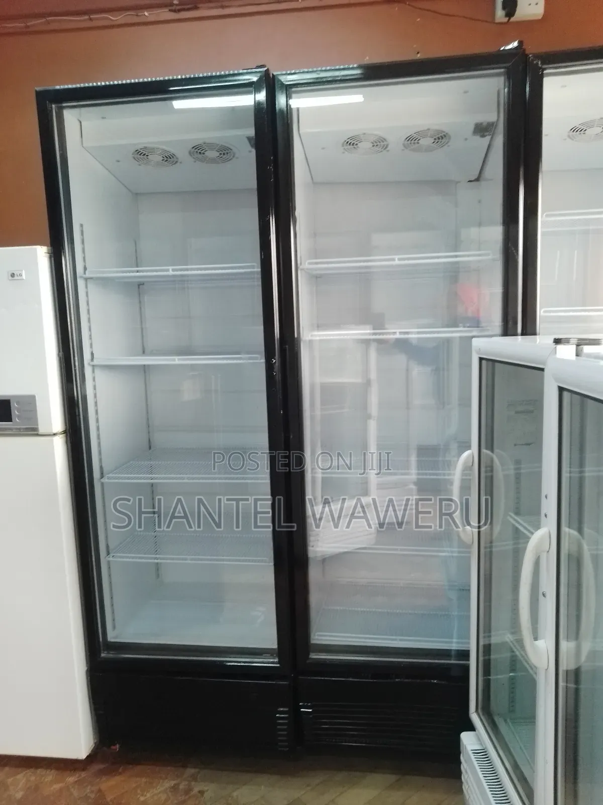 For Big Shops Premier Black Display Fridge