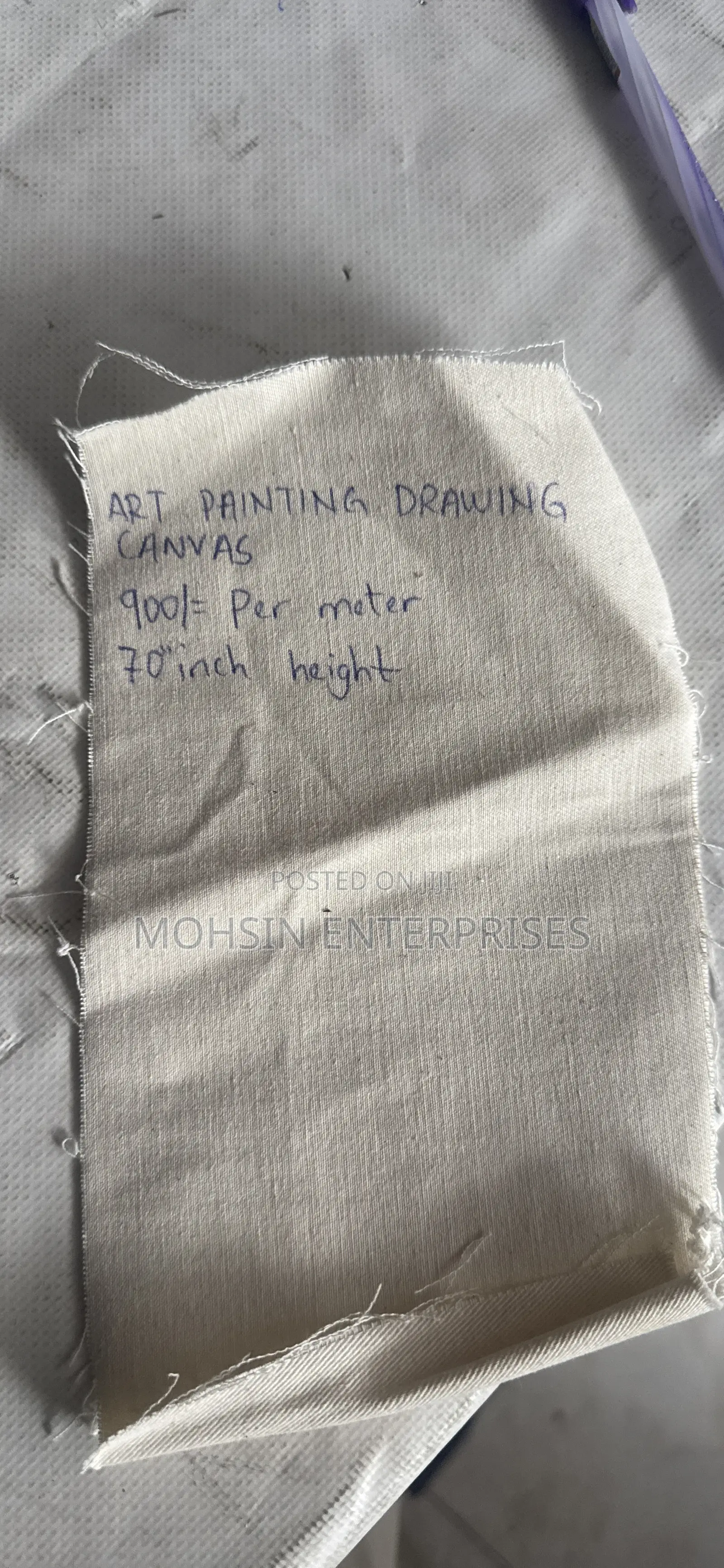 Professional Cotton Art Canvas Sell Per Meter From 70” Roll
