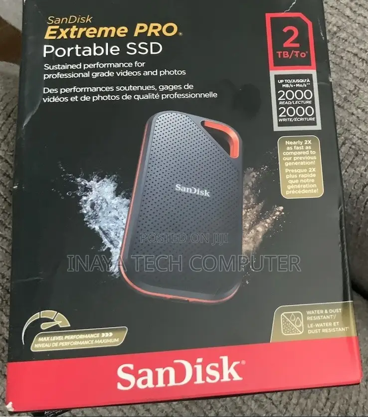 Sandisk E81 2tb Portable SSD || Sandisk E81 2tb Portable SSD