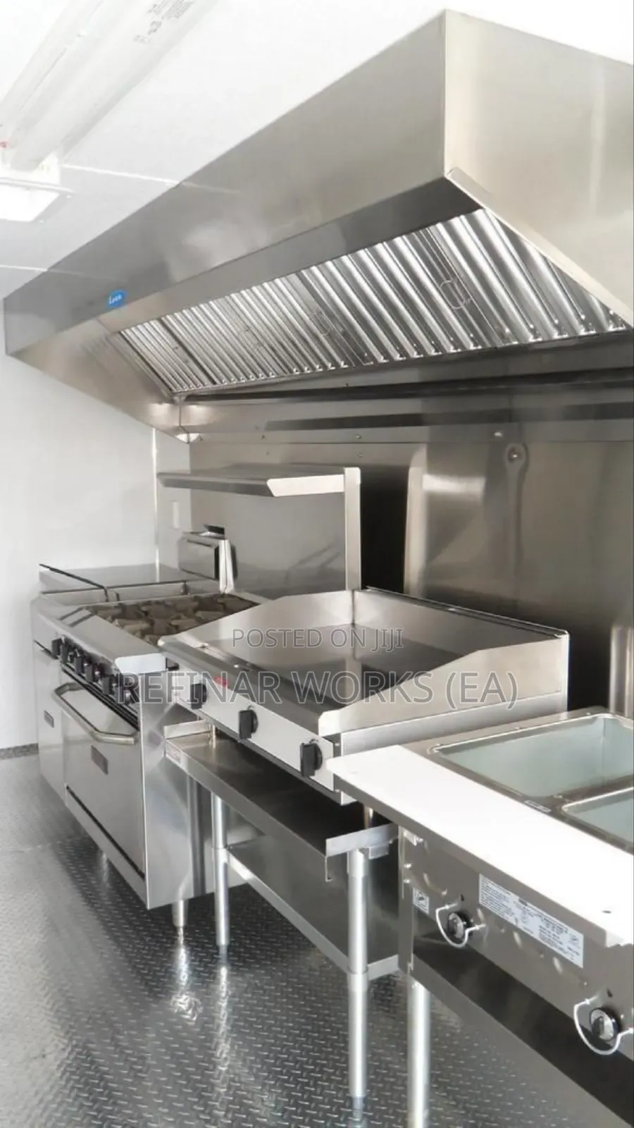 Custom Stainless Steel Kitchen Fixtures Catering Solutions