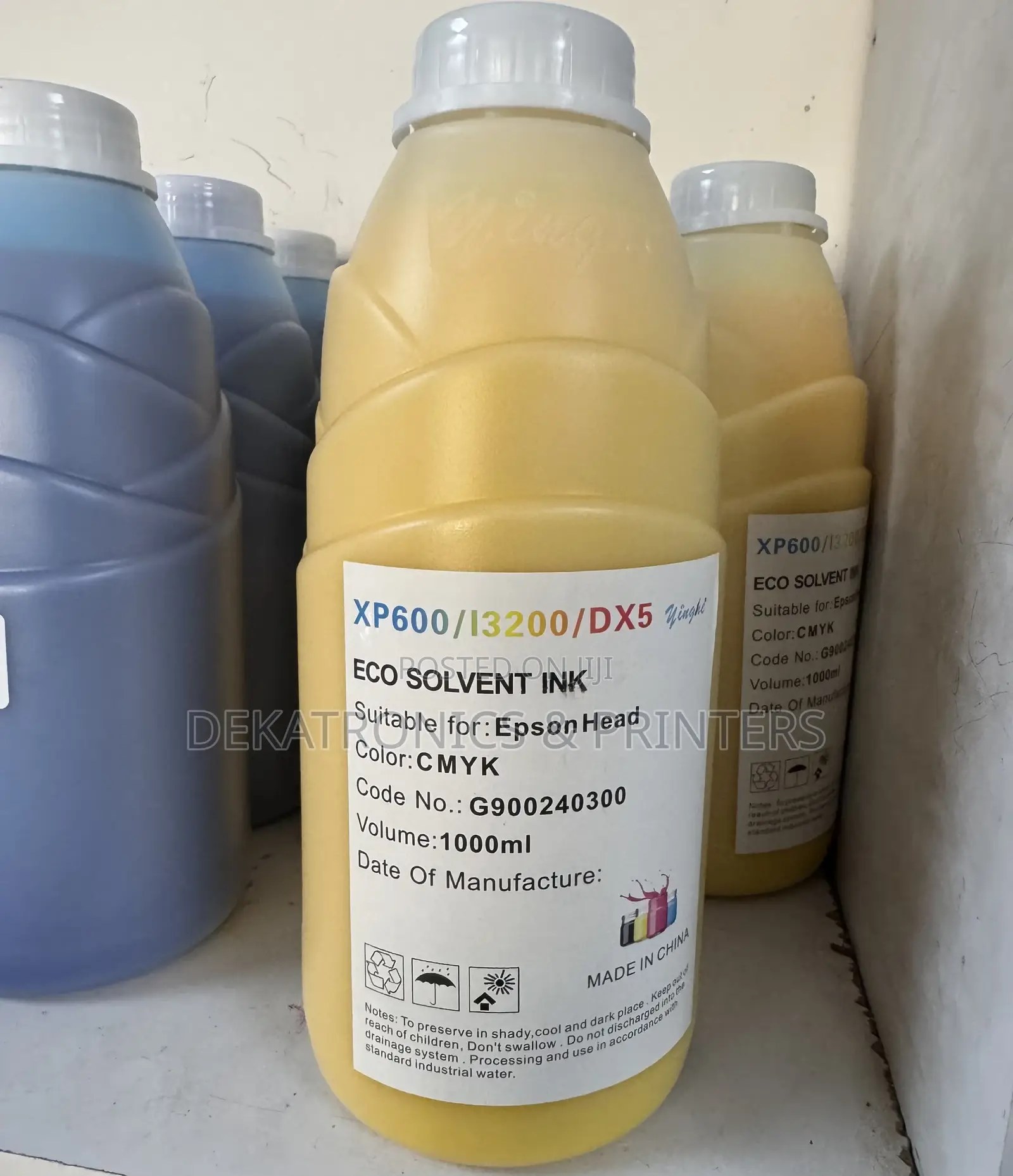 1 Litre Yinghe Large Format Yellow Ink