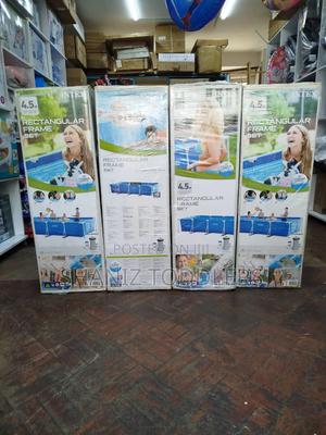 4.5m Length Rectangular Metallic Frame Swimming Pool - thumbnail 2