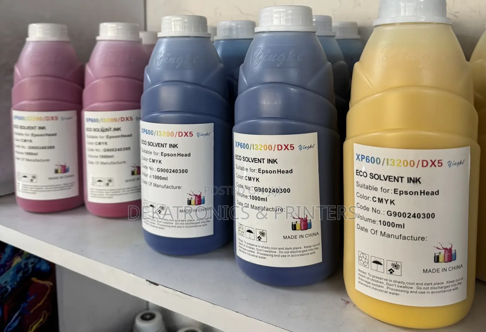 1 Litre Eco-Solvent Large Format Inks