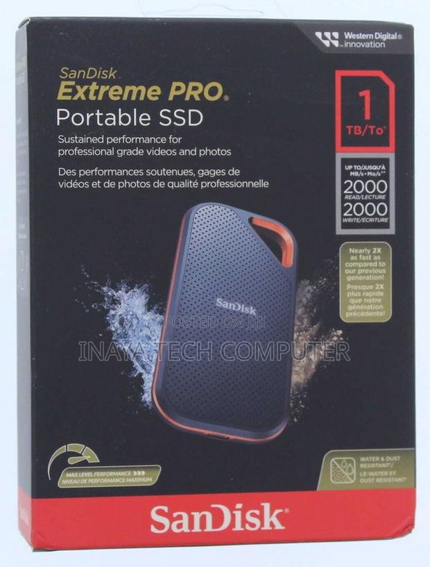 Sandisk E81 Extreme Pro Portable External Ssd V2 1tb - main view