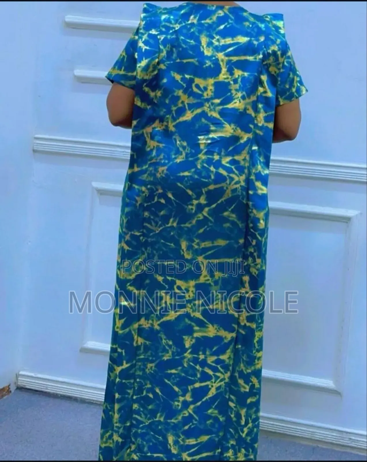 Heavy Satin Free Wear Maxi Dress