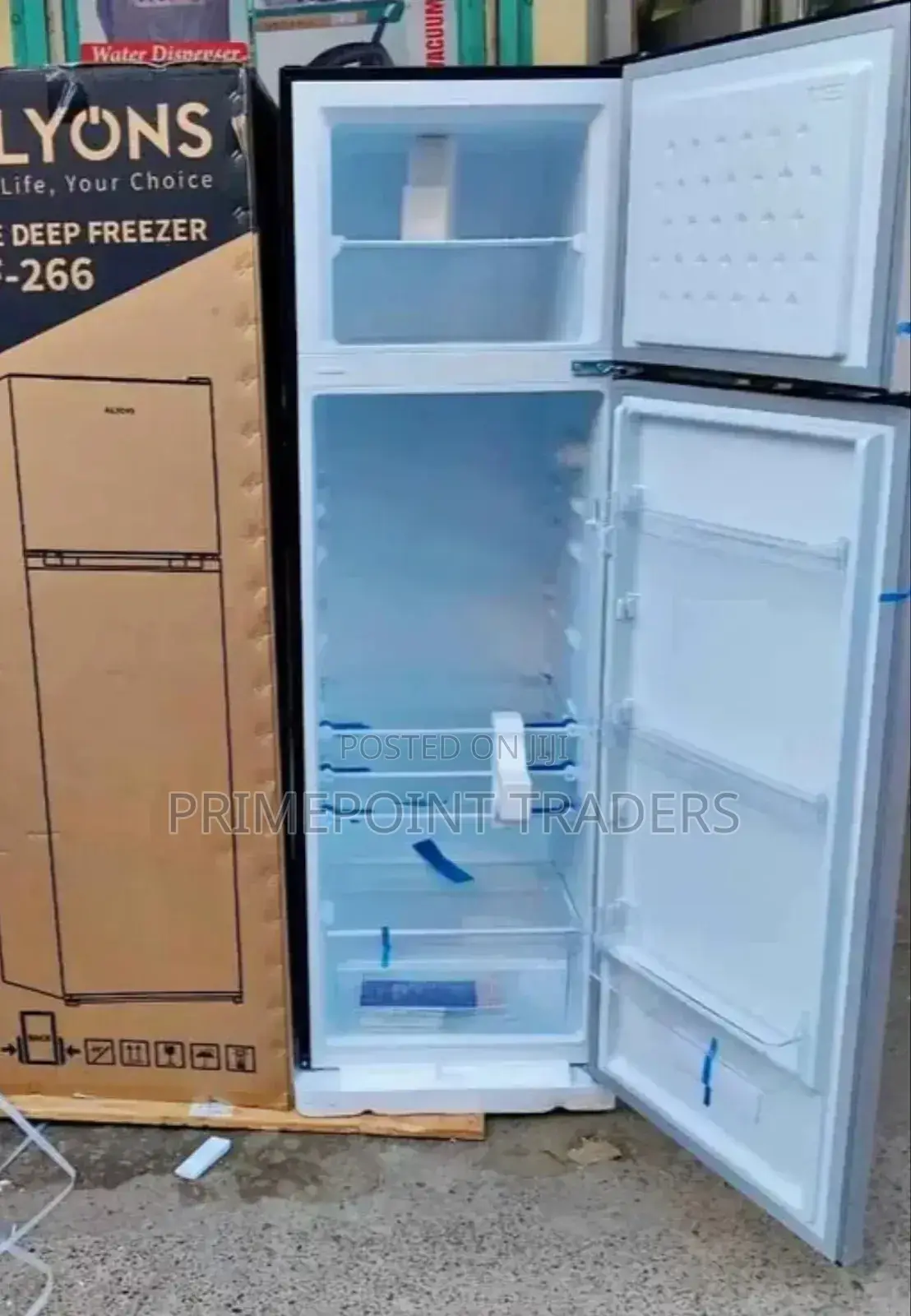 Refregirator 266l, Ailyons, Dual Door, No Frost (Silver)