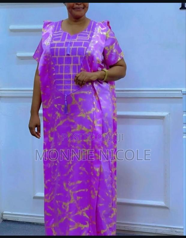 Classy Free Size Satin Dress - thumbnail 2