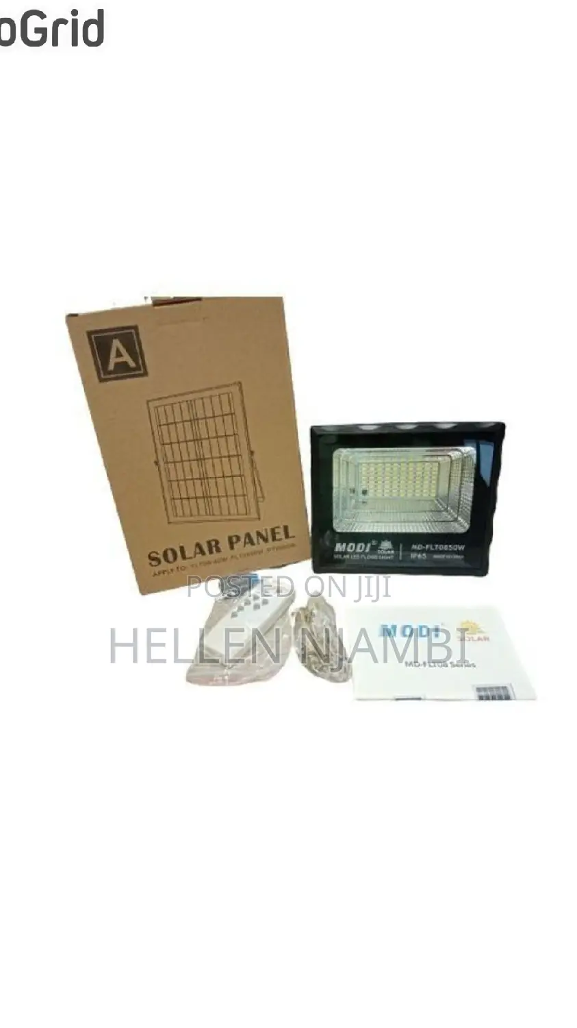 50watts Modi Solar Floodlight With Solar Panel Remote
