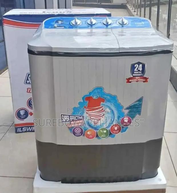 Icona 9.5kgs Twin Tub Washing Machine Wash and Spin - main view