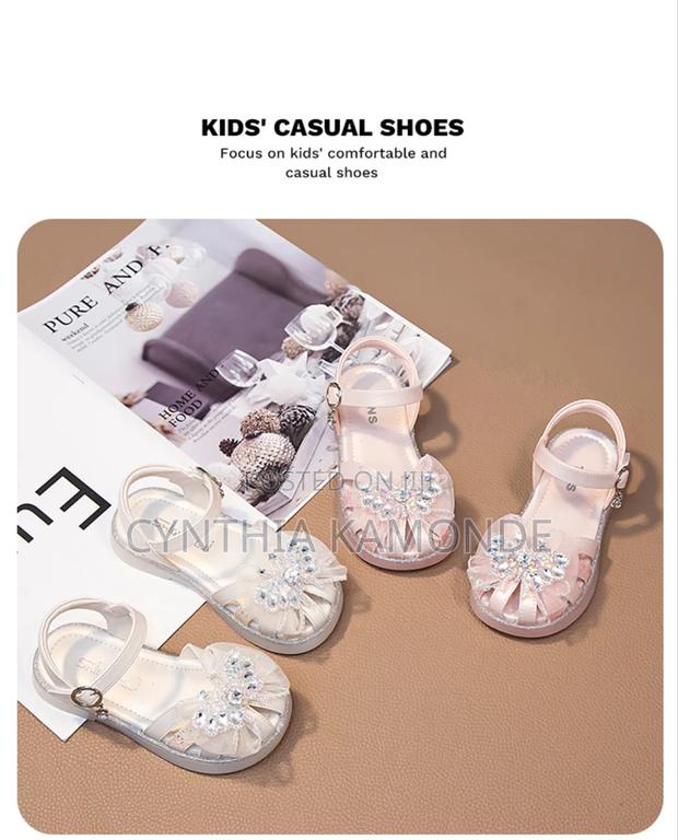 Pink White Girls Shoes