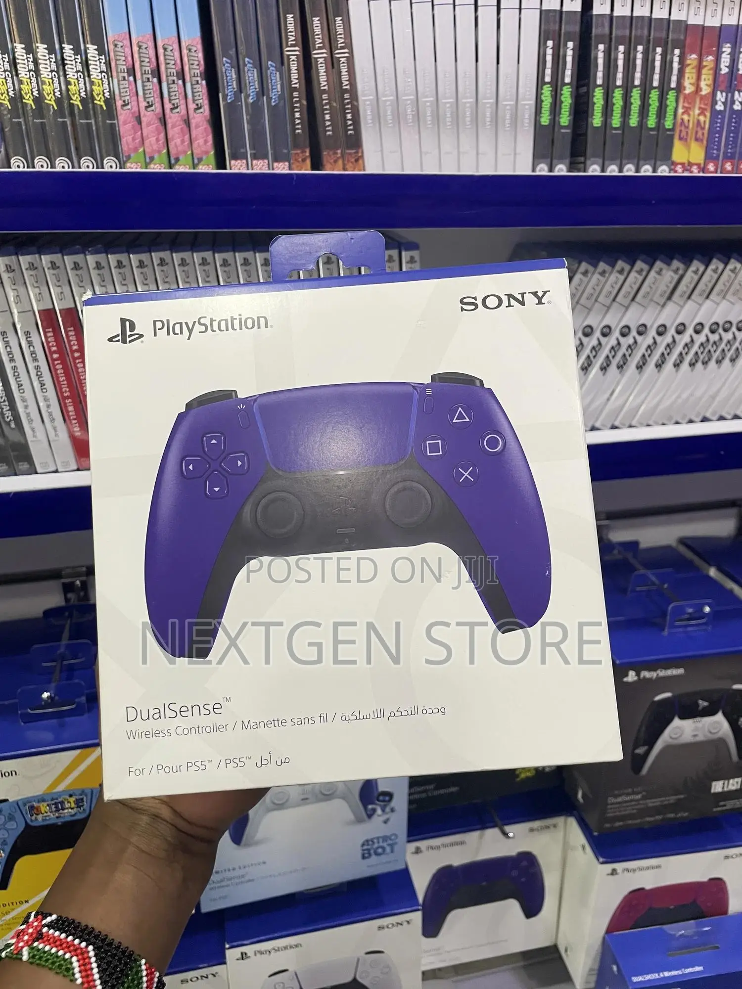 Ps5 Galactic Purple Dualsense Controller - Brand New