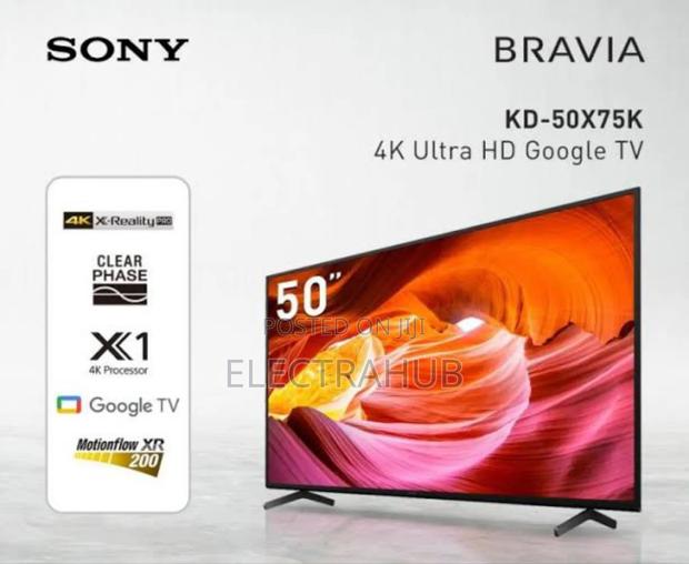 Sony 50′′ X75k Ultra Hd (Hdr) Smart Tv New Sealed in Shop