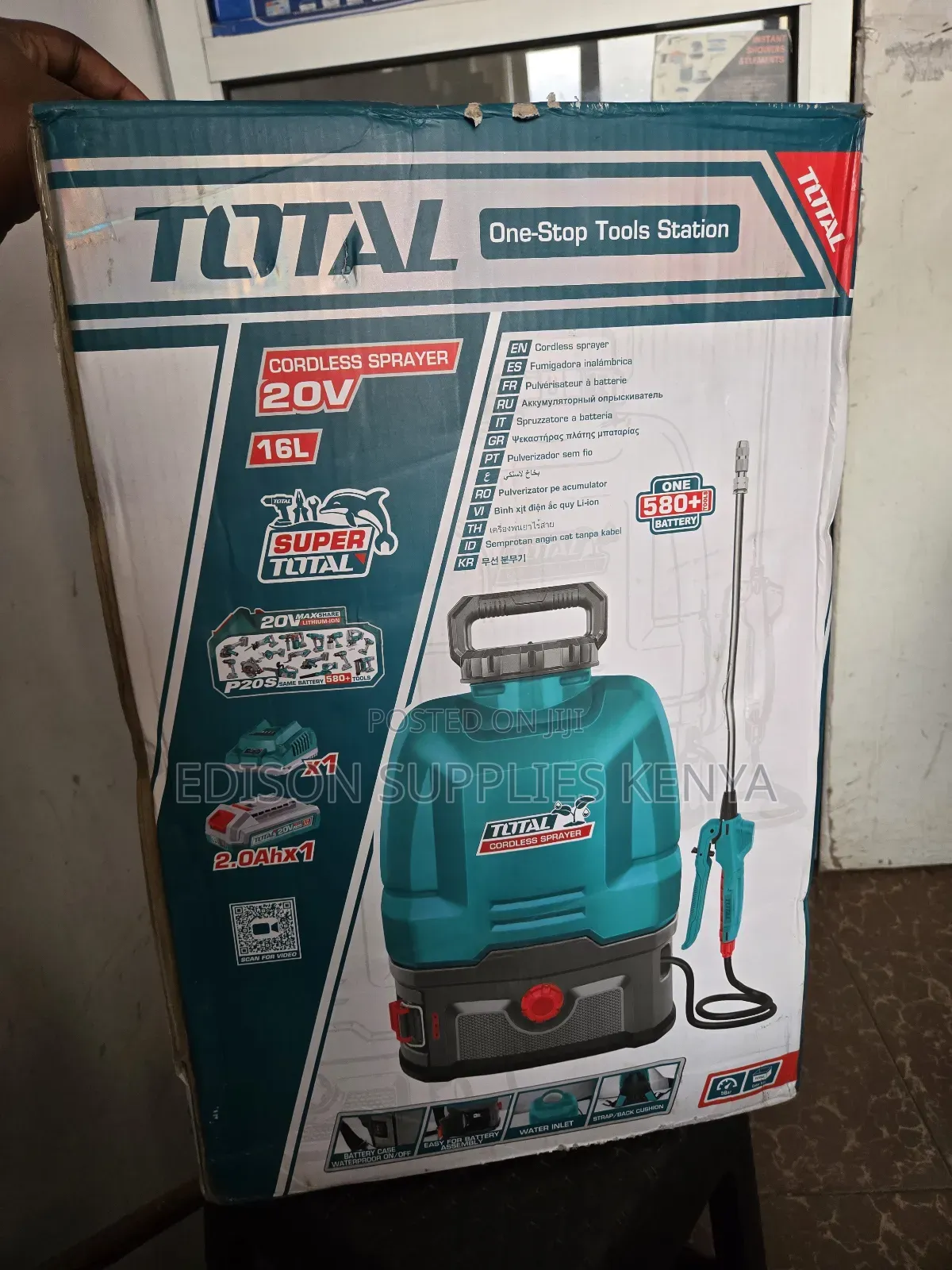 Knapsack Sprayers Total Cordless Sprayer Backpack 16 Litre