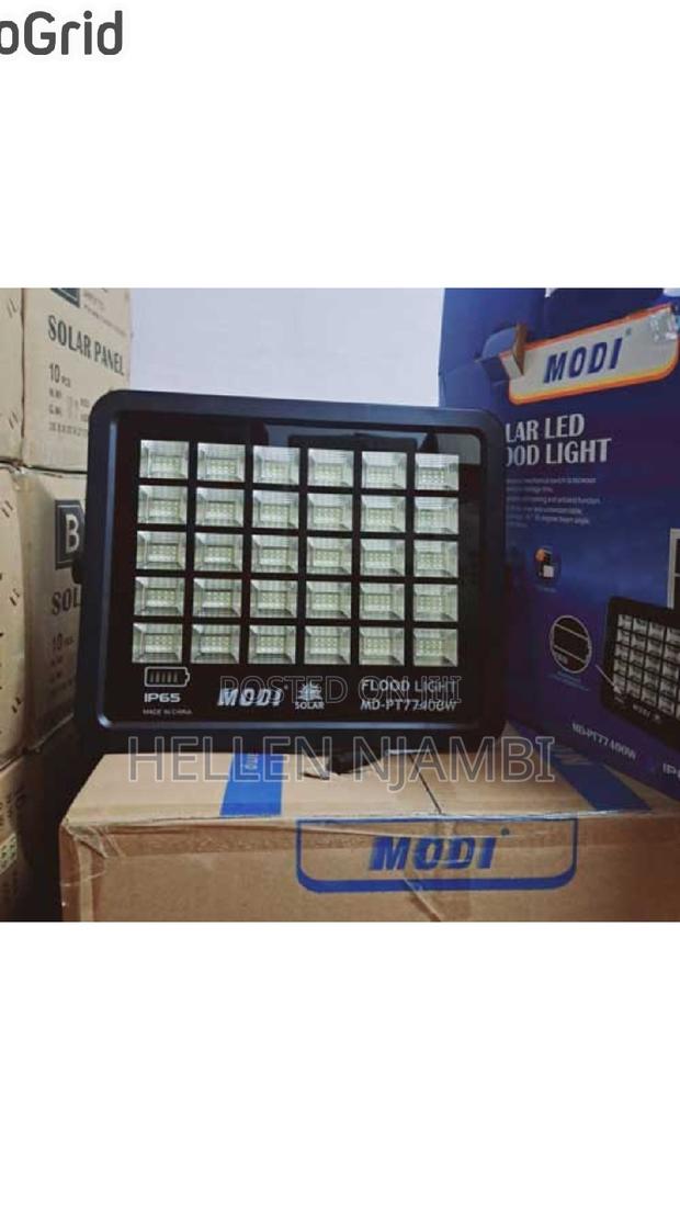 50w Modi Solar Floodlight With Solar Panel - main view