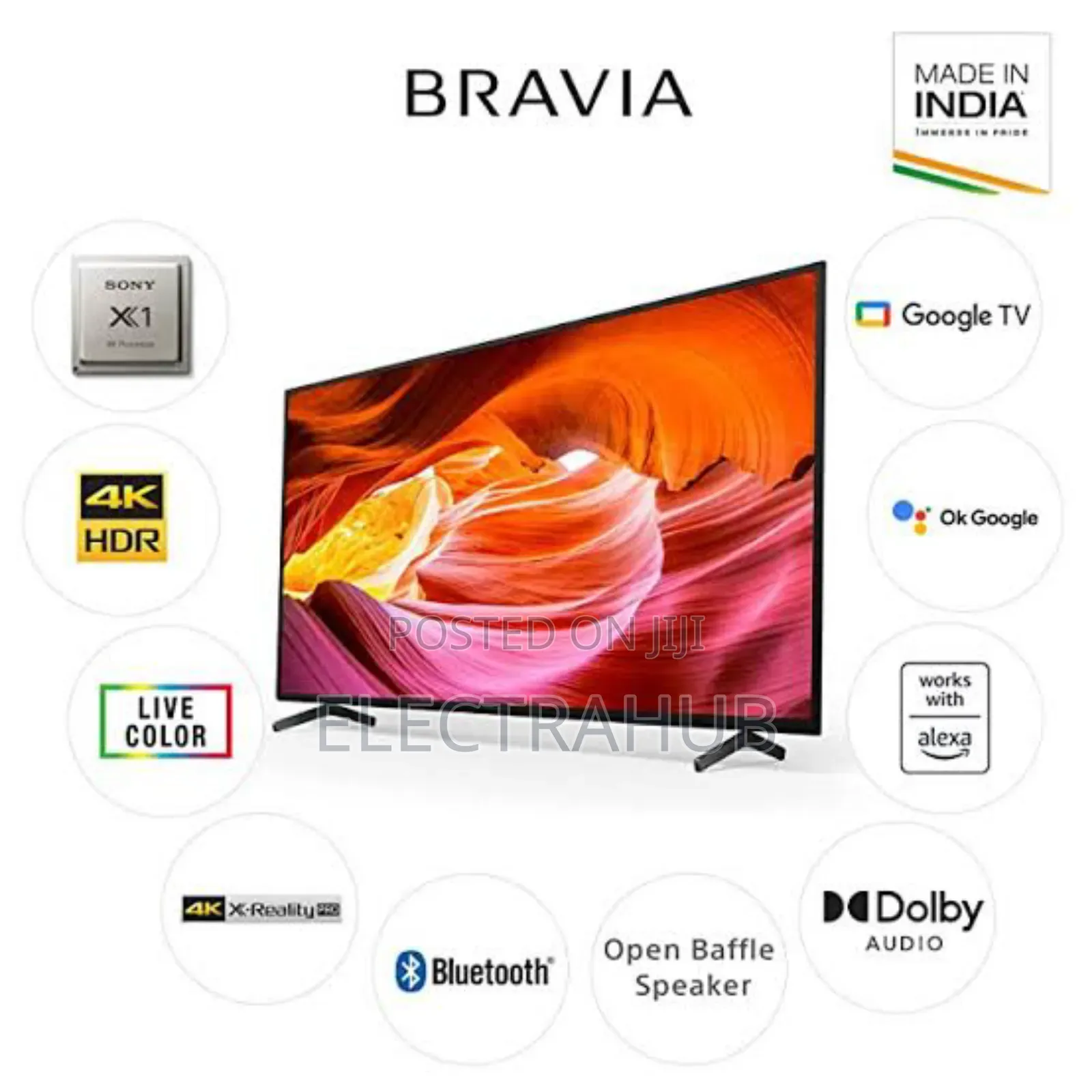 Sony 65" 65x75k Ultra Hd Smart Led Google Tv