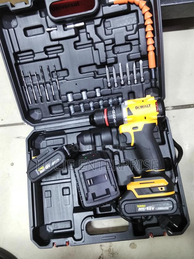 Dewalt Cordless Drill 48v/Rechargablecordless Toolkit Drill - main view