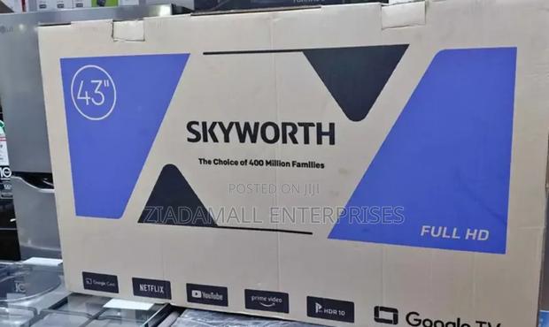 Skyworth 43" Smart Tv With Google Assistant Built-In