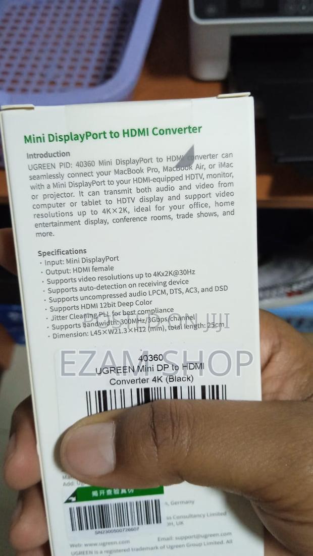 Ugreen Mini Displayport to Hdmi Converter - thumbnail 2