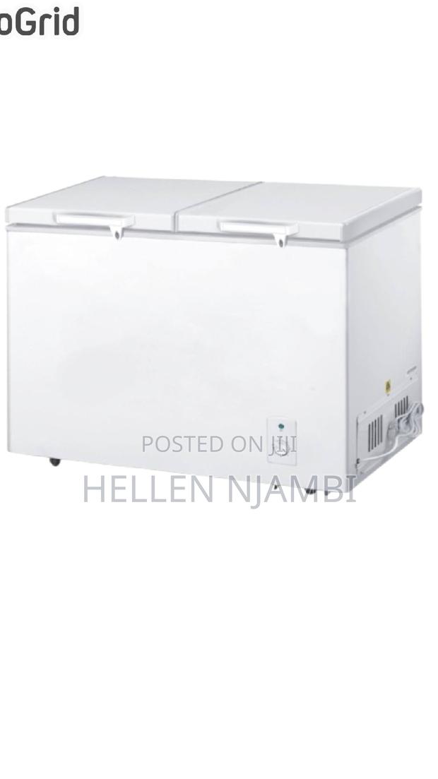 Premier 400l Double Door Chest Freezer