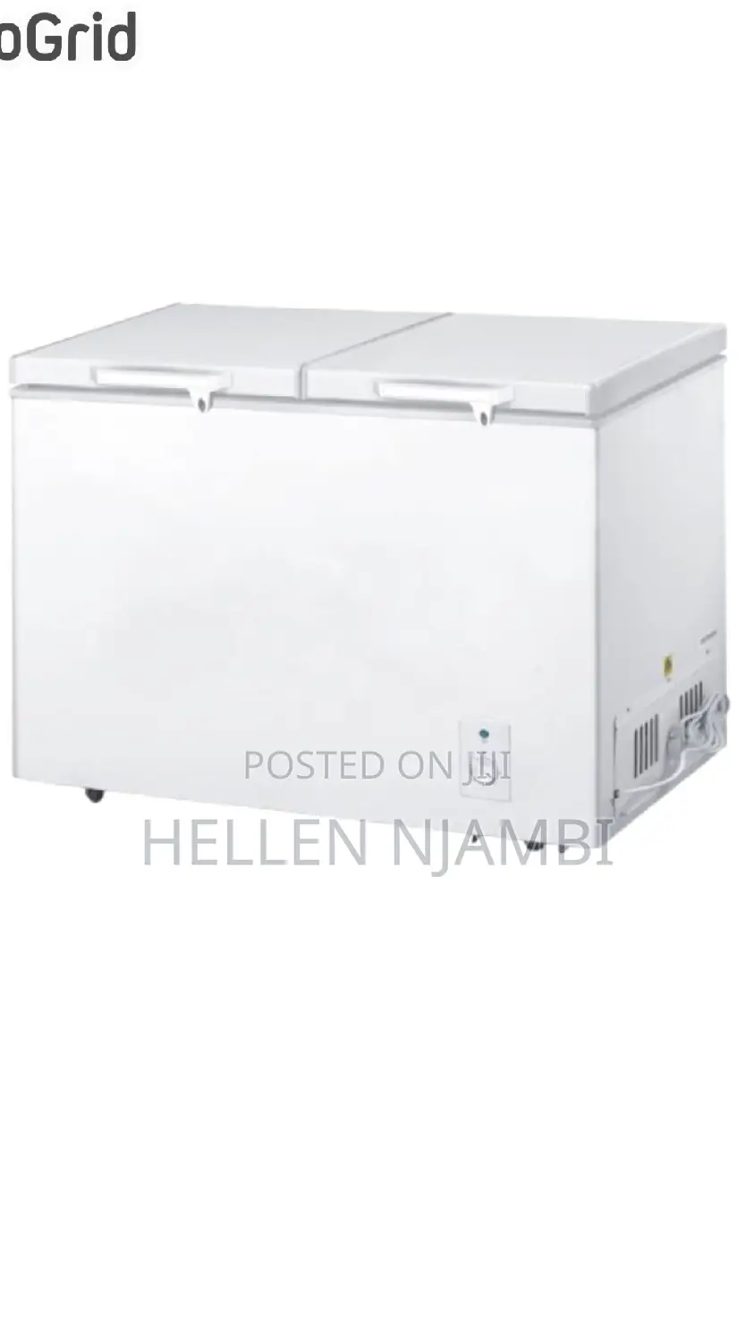 Premier 400l Double Door Chest Freezer