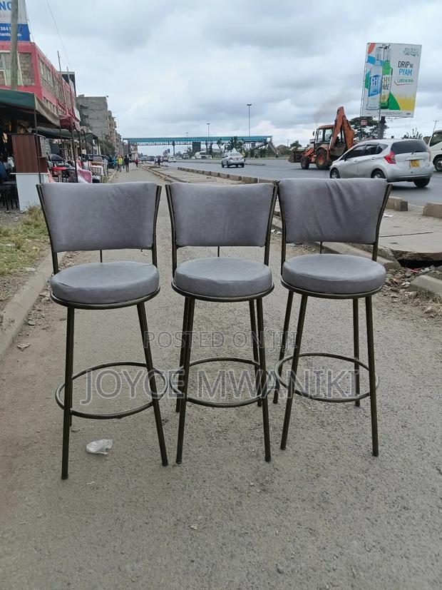 High Stools, Light Grey 