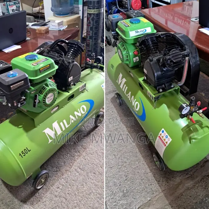 Milano 150l Belt Driven 2 Piston Air Compressor