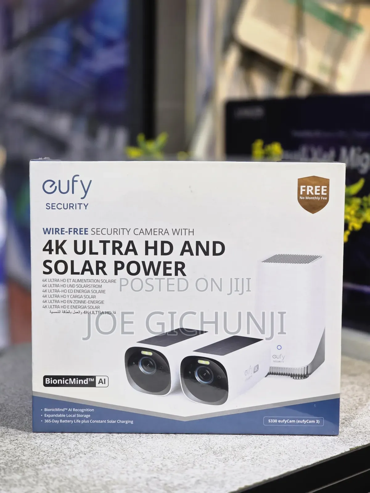 Eufy Security Eufycam 3 Camera With Built-in Solar Panels