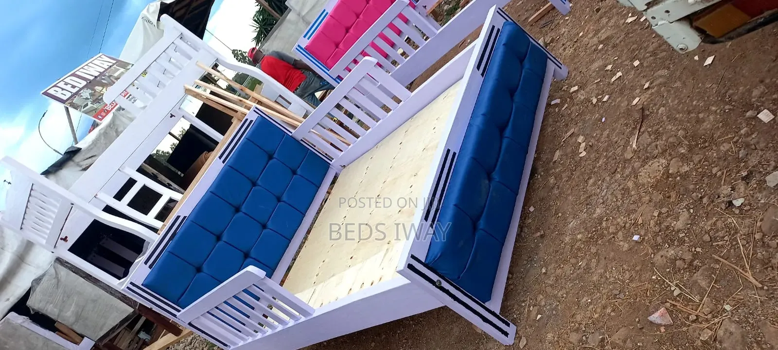 Blueboy Fence Kids Bed 5x6