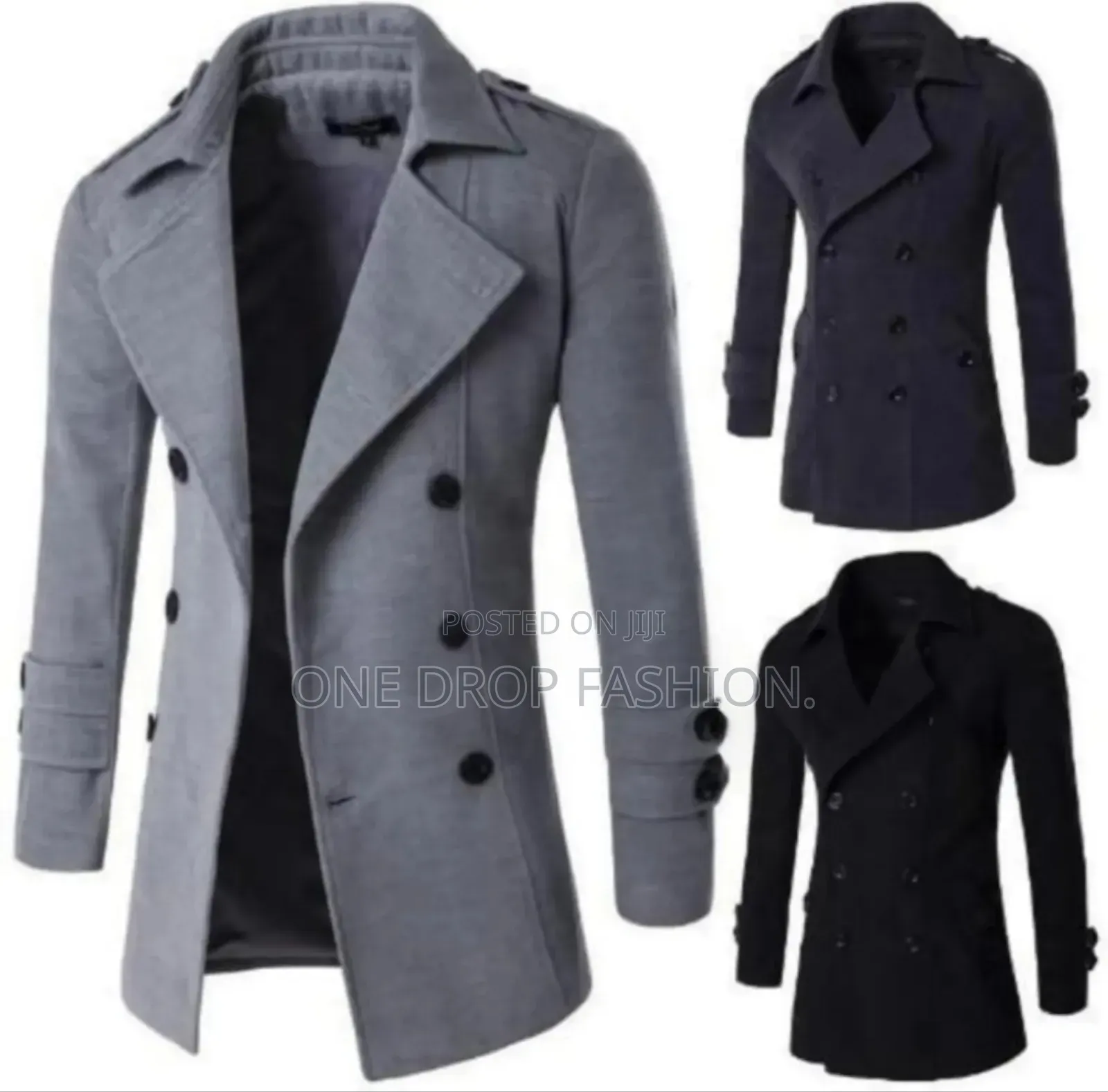 Men Warm Woolen Jackets Sizes M-3xl