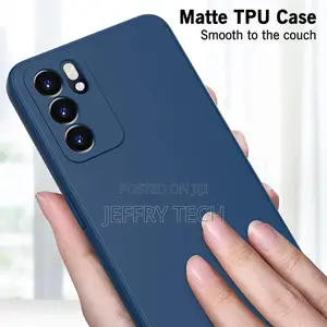 Soft Touch Case for Oppo Reno6 Z - Blue