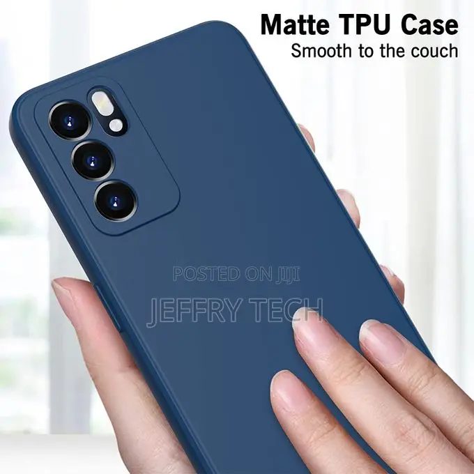 Soft Touch Case for Oppo Reno6 Z - Blue