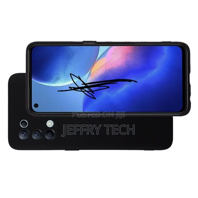 Soft Touch Case for Oppo Reno5 5g - Black