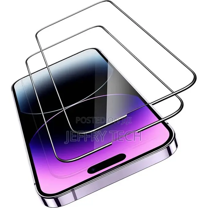iPhone 14 Pro Transparent Case + Tempered Glass Screen Prote