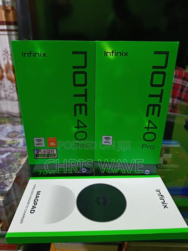 New Infinix Note 40 Pro 256 GB Gold - main view