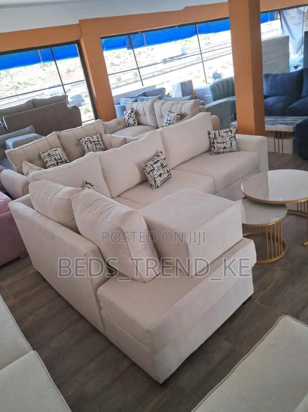 6 Seater L Seat Sofas.